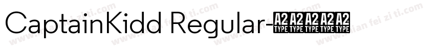 CaptainKidd Regular字体转换